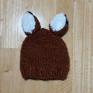 Baby Knit Hat with Animal Ears